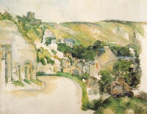 A Turn on the Road at Roche-Ruyon by Oil Painting Reproduction