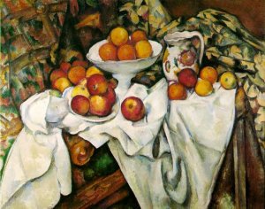 Apples and Oranges by Paul Cezanne Oil Painting Reproduction