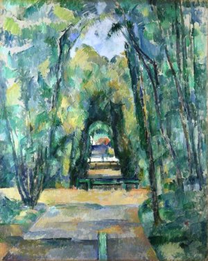 Avenue at Chantilly by Paul Cezanne Oil Painting Reproduction