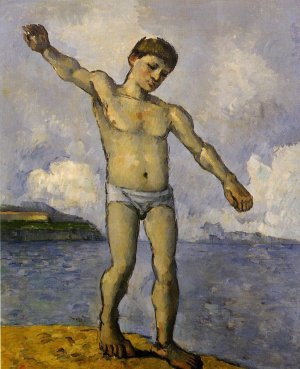 Bather with Outstreched Arms by Oil Painting Reproduction