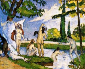 Bathers 4 by Oil Painting Reproduction