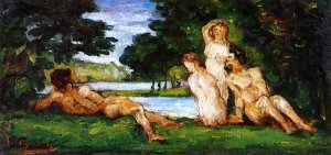 Bathers 5 by Oil Painting Reproduction