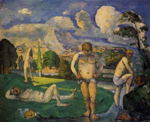 Bathers at Rest by Oil Painting Reproduction