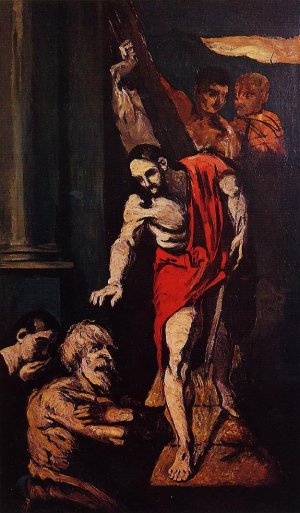 Christ in Limbo by Oil Painting Reproduction