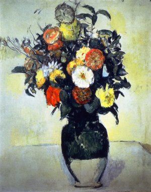 Flowers in an Olive Jar II by Oil Painting Reproduction