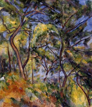 Forest by Paul Cezanne Oil Painting Reproduction