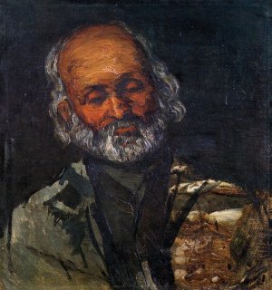 Head of an Old Man by Oil Painting Reproduction