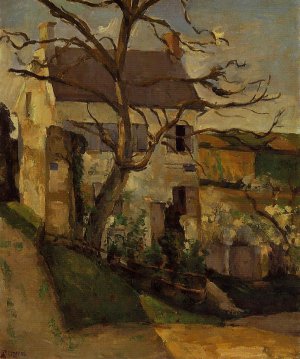 House and Tree, the Hermitage, Pontoise by Oil Painting Reproduction