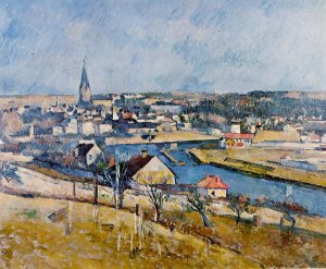 Ile de France Landscape by Oil Painting Reproduction