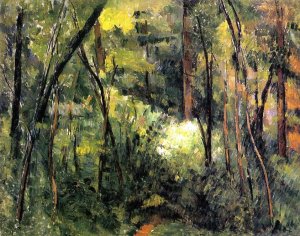 In the Woods by Oil Painting Reproduction