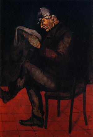 Louis-Auguste Cezanne, Father of the Artist by Oil Painting Reproduction