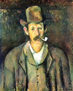 Man with a Pipe by Oil Painting Reproduction