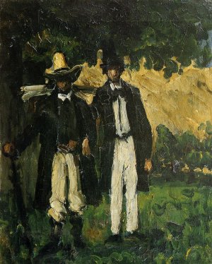 Marion and Valabregue Setting out for Motif by Oil Painting Reproduction