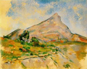 Mont Sainte-Victoire by Oil Painting Reproduction