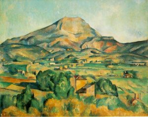 Mont Sainte-Victoire Barnes by Paul Cezanne Oil Painting Reproduction