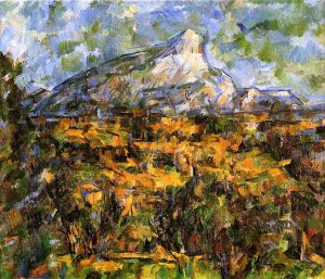 Mont Sainte-Victoire Seen from Les Lauves by Oil Painting Reproduction