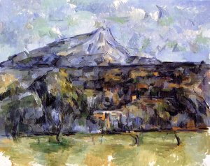 Mont Sainte-Victoire Seen from les Lauves by Oil Painting Reproduction