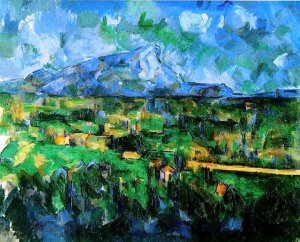 Mont Sainte-Victoire Seen from les Lauves by Oil Painting Reproduction