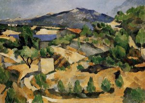 Mountains in Provence (near L'Estaque) by Oil Painting Reproduction