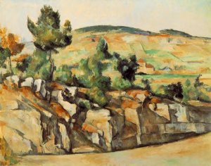 Mountains in Provence by Oil Painting Reproduction