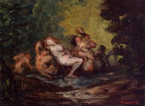 Neried and Tritons by Oil Painting Reproduction