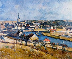 Paysage d'Ile de France by Oil Painting Reproduction