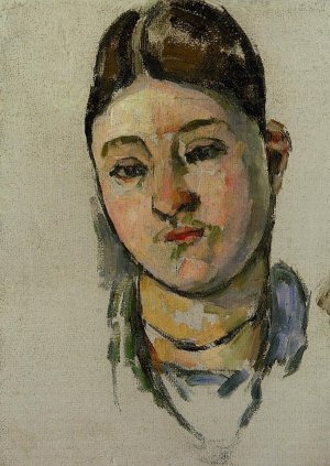 Portrait of Madame Cezanne by Oil Painting Reproduction