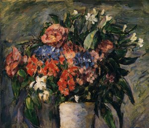 Pot of Flowers by Oil Painting Reproduction