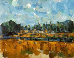 Riverbanks by Oil Painting Reproduction