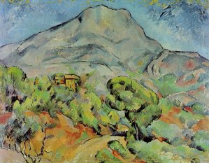 Road Near Mont Sainte-Victoire by Oil Painting Reproduction