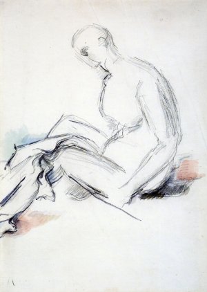 Seated Nude also known as Ishmael by Oil Painting Reproduction