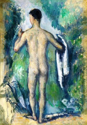 Standing Bather Seen from the Back by Oil Painting Reproduction