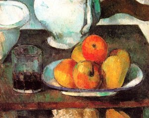 Still Life with Apples by Oil Painting Reproduction