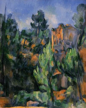 The Bibemus Quarry by Paul Cezanne Oil Painting Reproduction