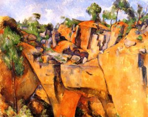 The Bibemus Quarry by Oil Painting Reproduction