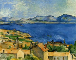 The Gulf of Marseille Seen from L'Estaque by Paul Cezanne Oil Painting Reproduction