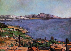 The Gulf of Marseilles Seen from L'Estaque by Oil Painting Reproduction