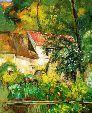 The House of Pere Lacroix in Auvers II by Oil Painting Reproduction