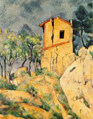 The House with Cracked Walls by Oil Painting Reproduction