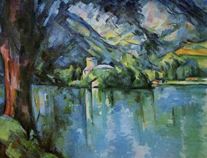 The Lac d'Annecy by Oil Painting Reproduction