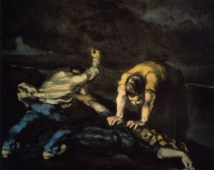 The Murder by Oil Painting Reproduction