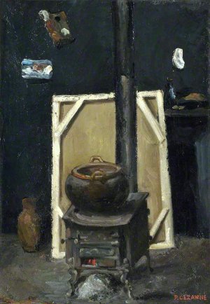 The Stove in the Studio by Oil Painting Reproduction