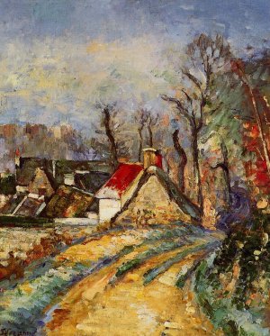 The Turn in the Road at Auvers by Oil Painting Reproduction