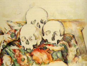 Three Skulls by Oil Painting Reproduction