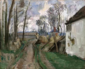 Village Road Near Auvers