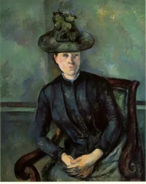 Woman in a Green Hat also known as Madame Cezanne